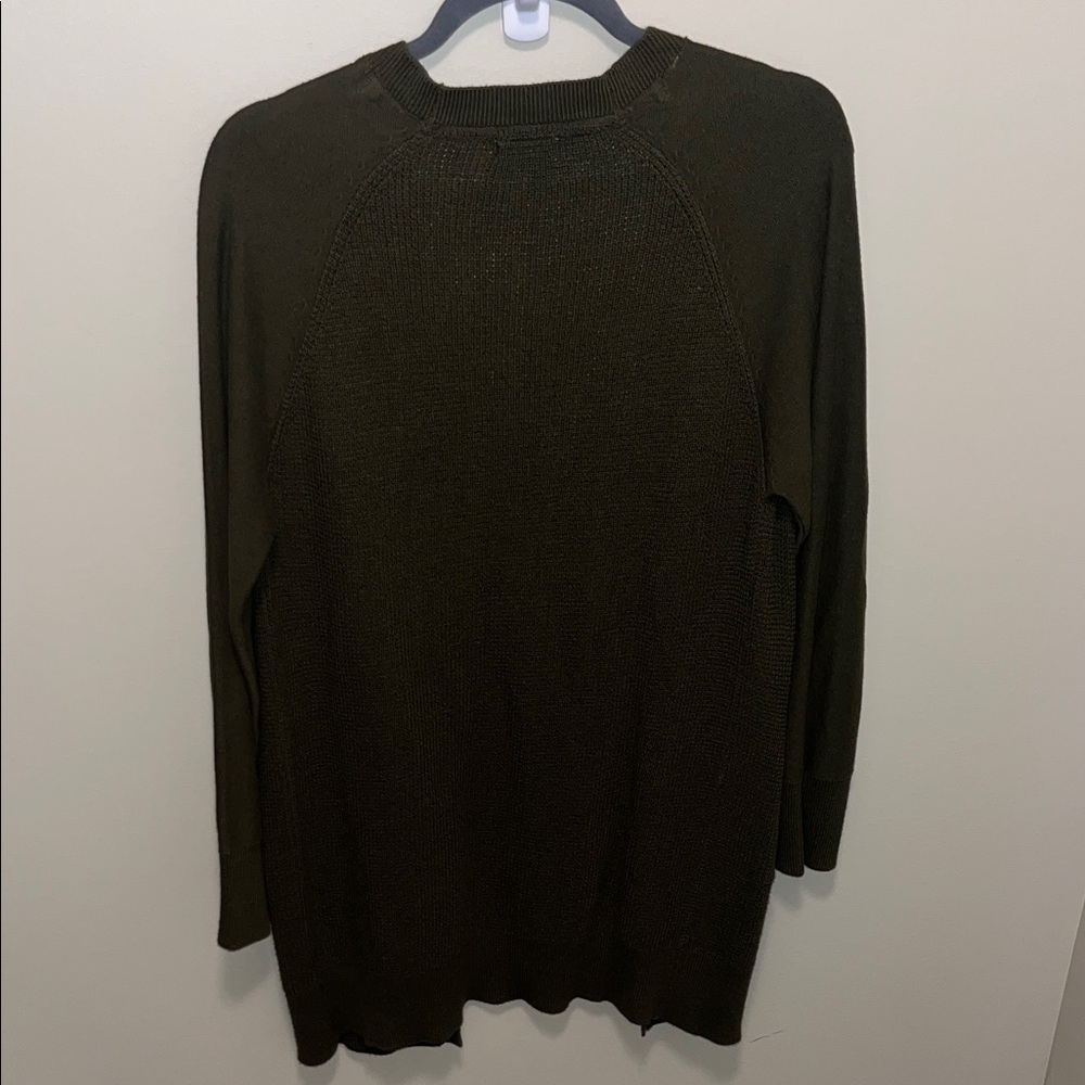 Elegant Olive Cardigan - Picture 5 of 5